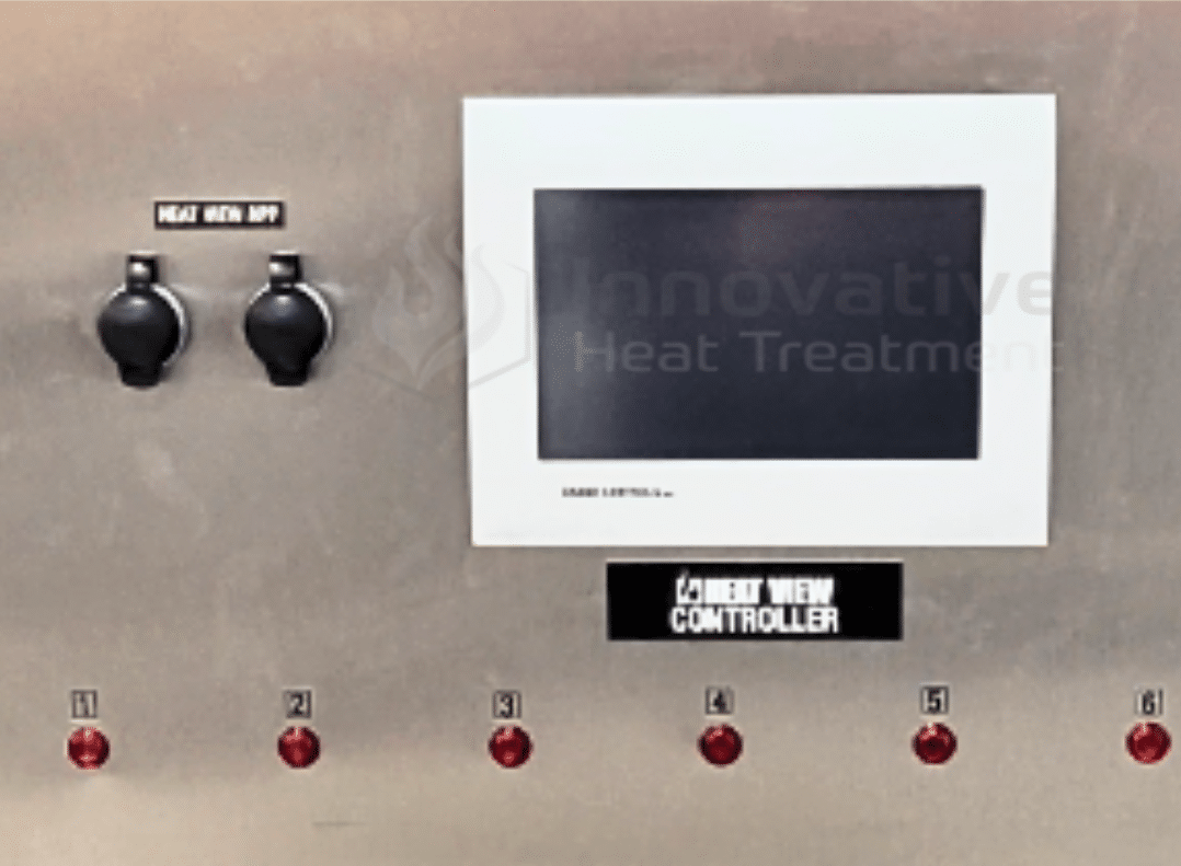 view of heatview controller screen