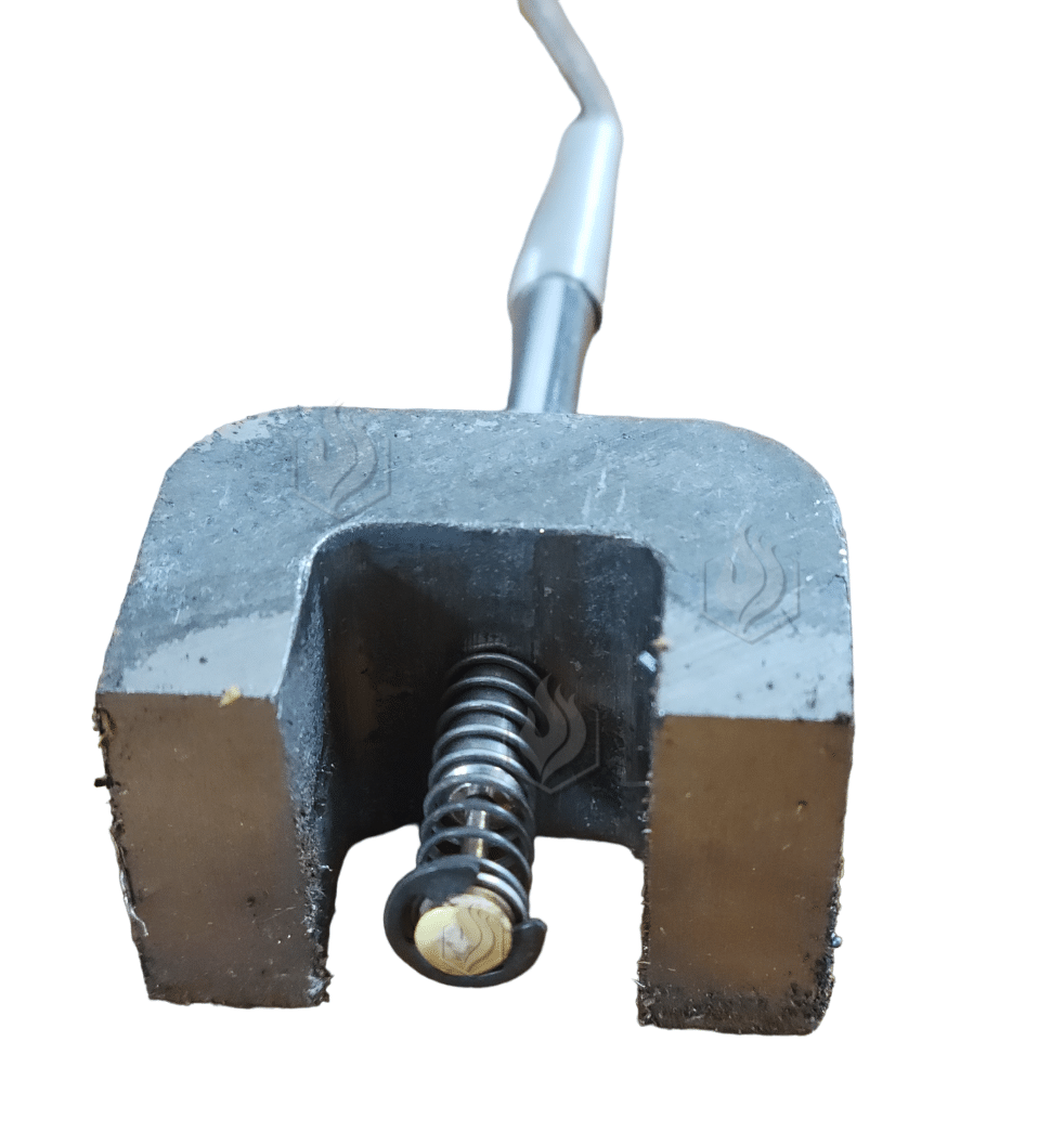 magnetic mounted spring-loaded thermocouple damage free temperature measurement solution