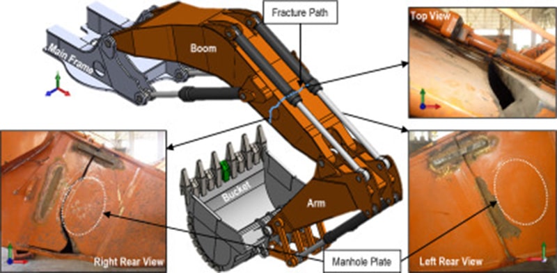 Mining equipment Heat treatment-bucket repair