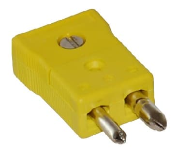 Thermocouple-Plug-Type-K-in-yellow-hollow-pin Reduced