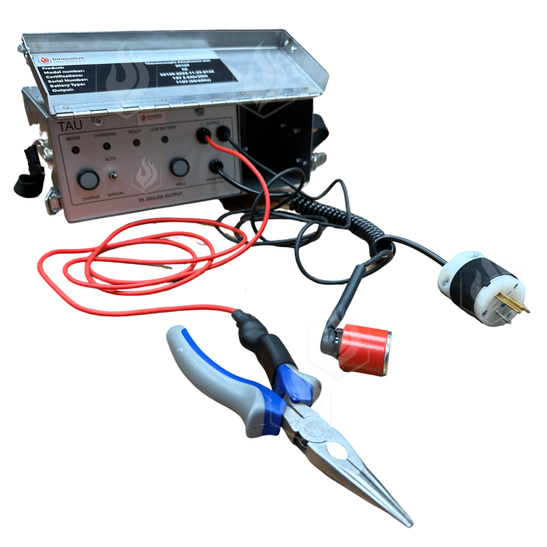 TAU 25 joules thermocouple attachement unit to monitor temperature