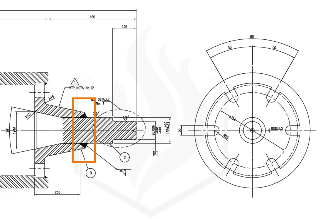 post weld heat treatment diagram of cylindrical and flared designs in steel fabrication