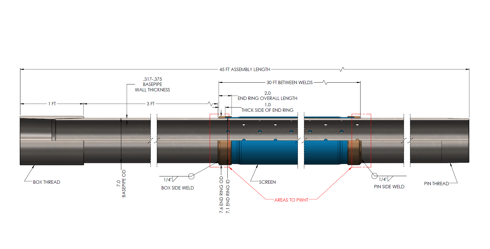 pre heat treatment post weld heat treatment diagram of steel pipe fabrication